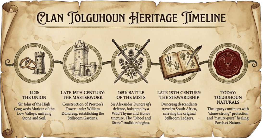 clan tolguhoun timeline